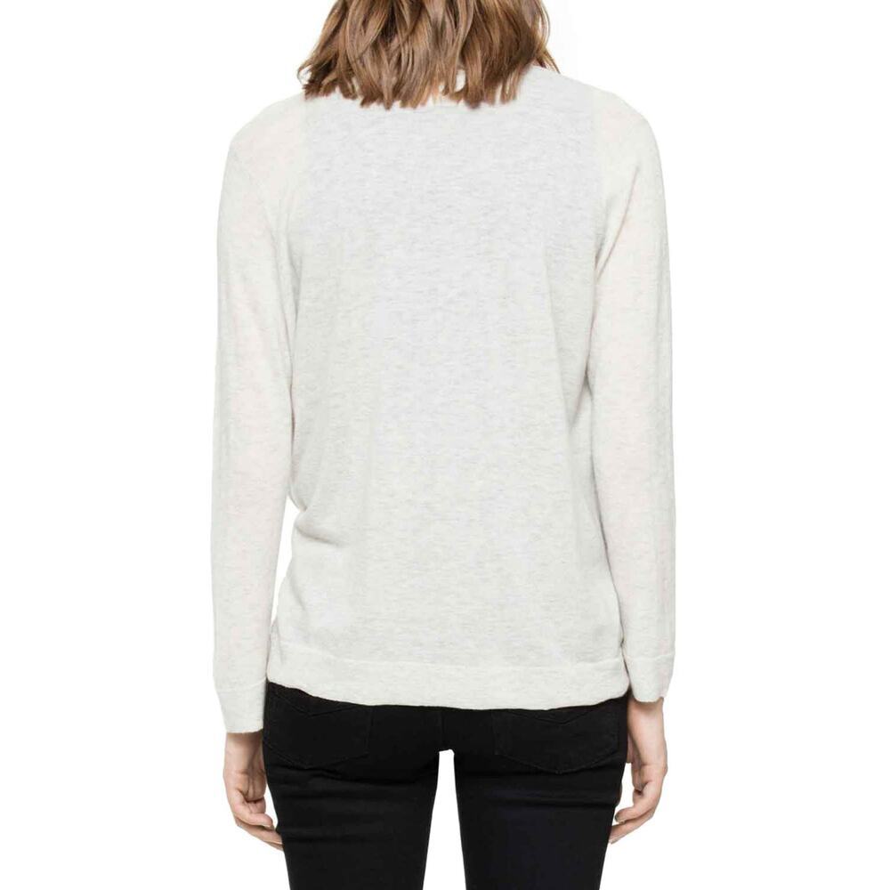 Zadig & Voltaire Daphnee Beige Cashmere Button Cardigan Size Small - Picture 6 of 16